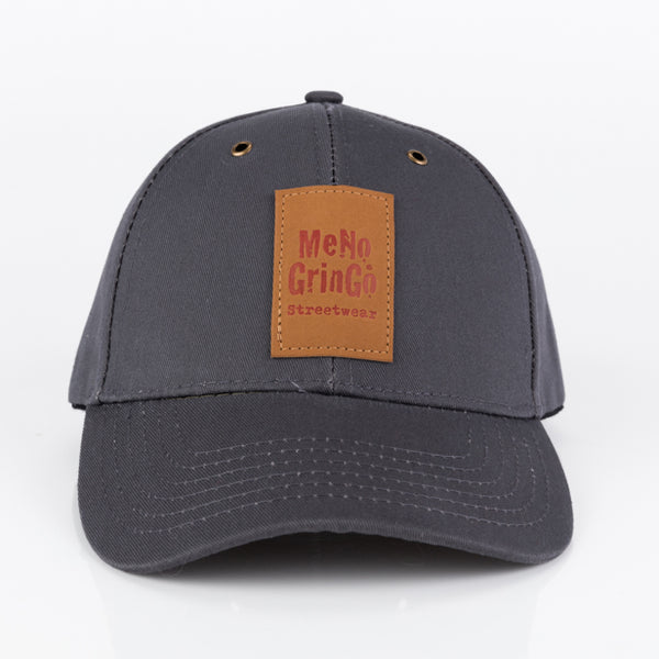 Grey curved peak cap - Classic range. 100% cotton.