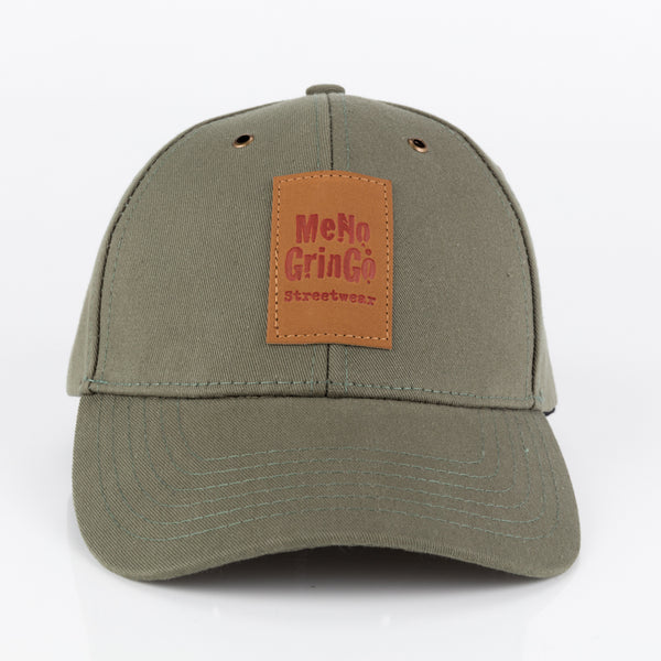 Green curved peak cap - Classic range. 100%  cotton.