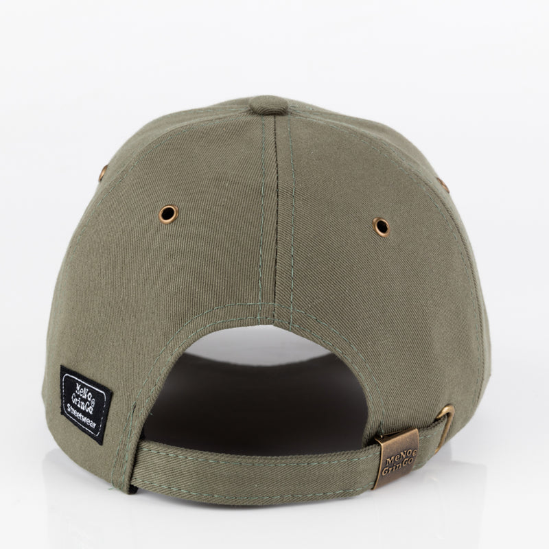 Green curved peak cap - Classic range. 100%  cotton.