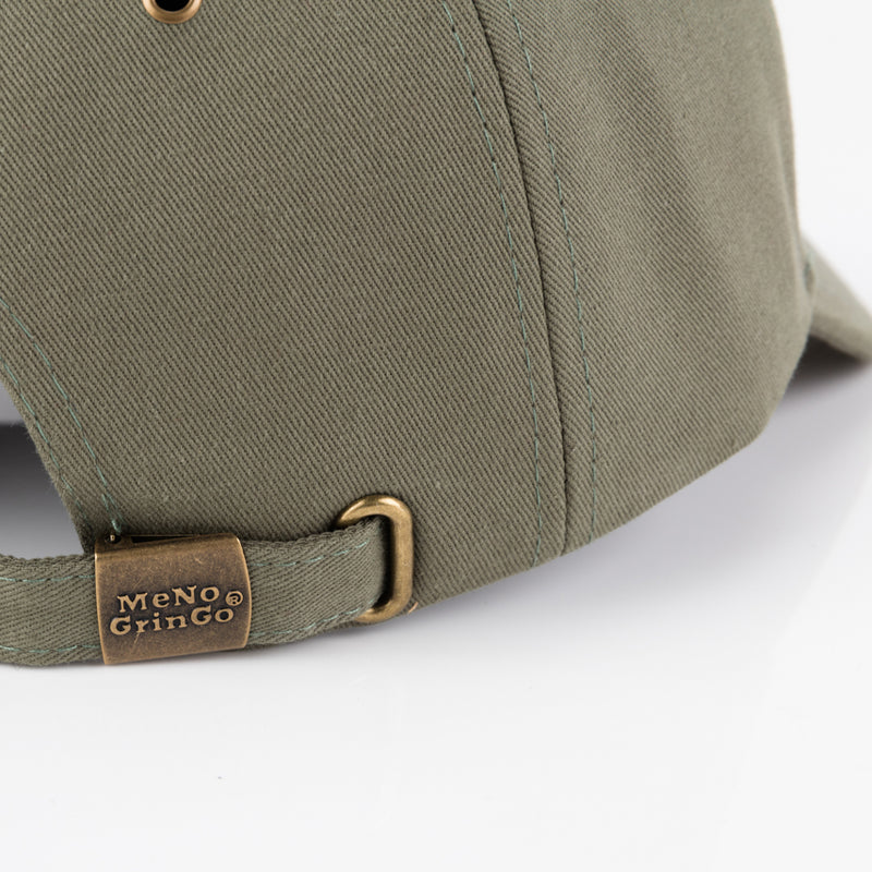 Green curved peak cap - Classic range. 100%  cotton.