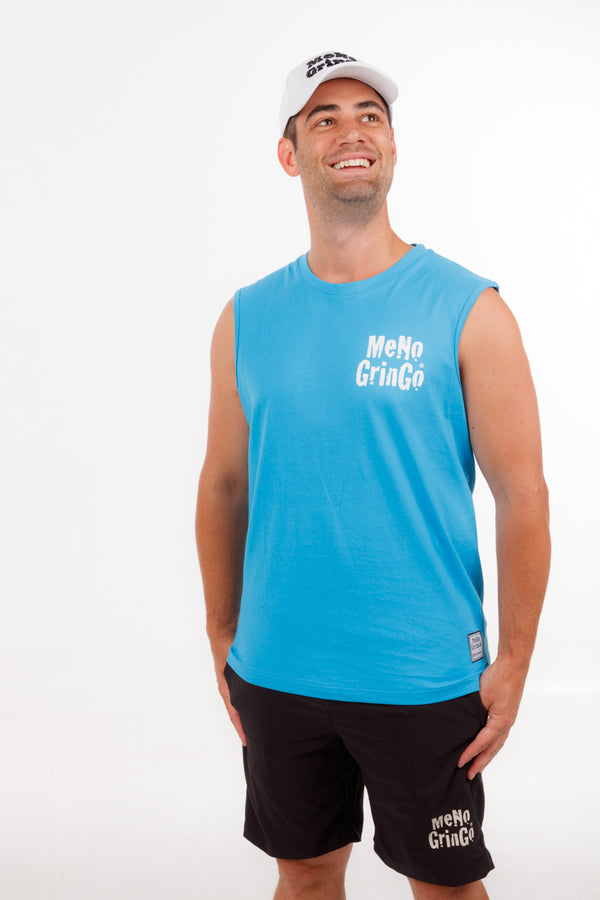 Light Blue Sleeveless T-Shirt