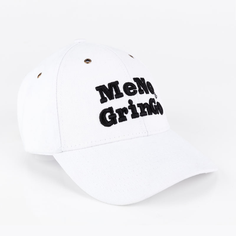 Womans White Curved Cap - 100% cotton